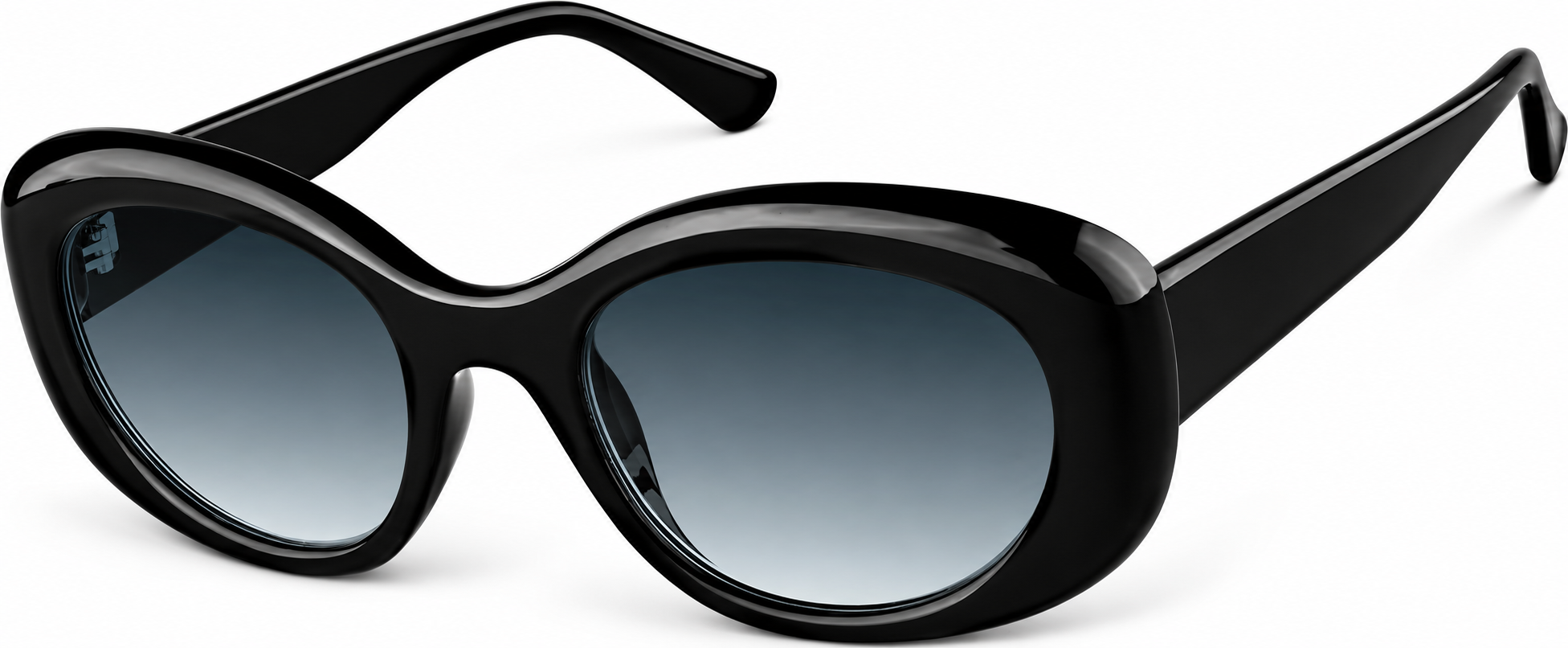 Cat-Eye Sunglasses · Black · reference