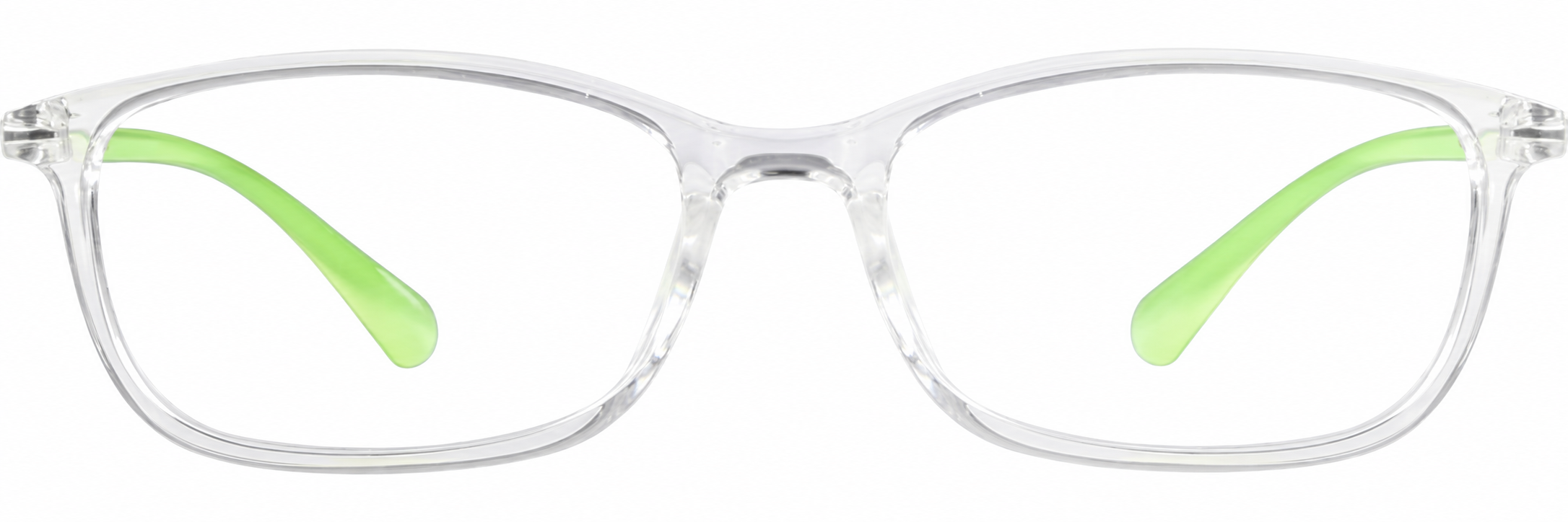 Green Rectangle Glasses · Green · reference