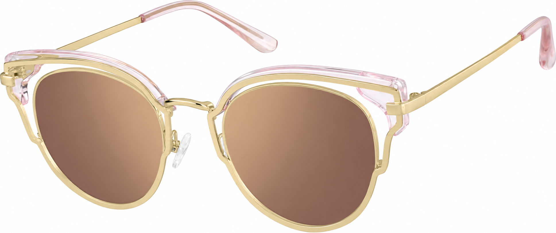 Premium Cat-Eye Sunglasses · Gold · reference