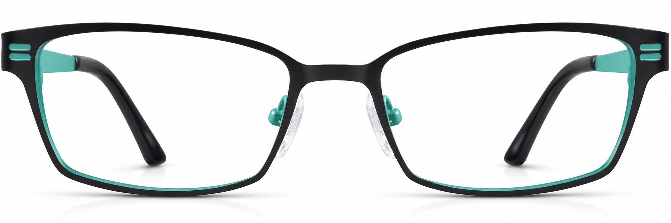 Black Rectangle Glasses · Black · reference