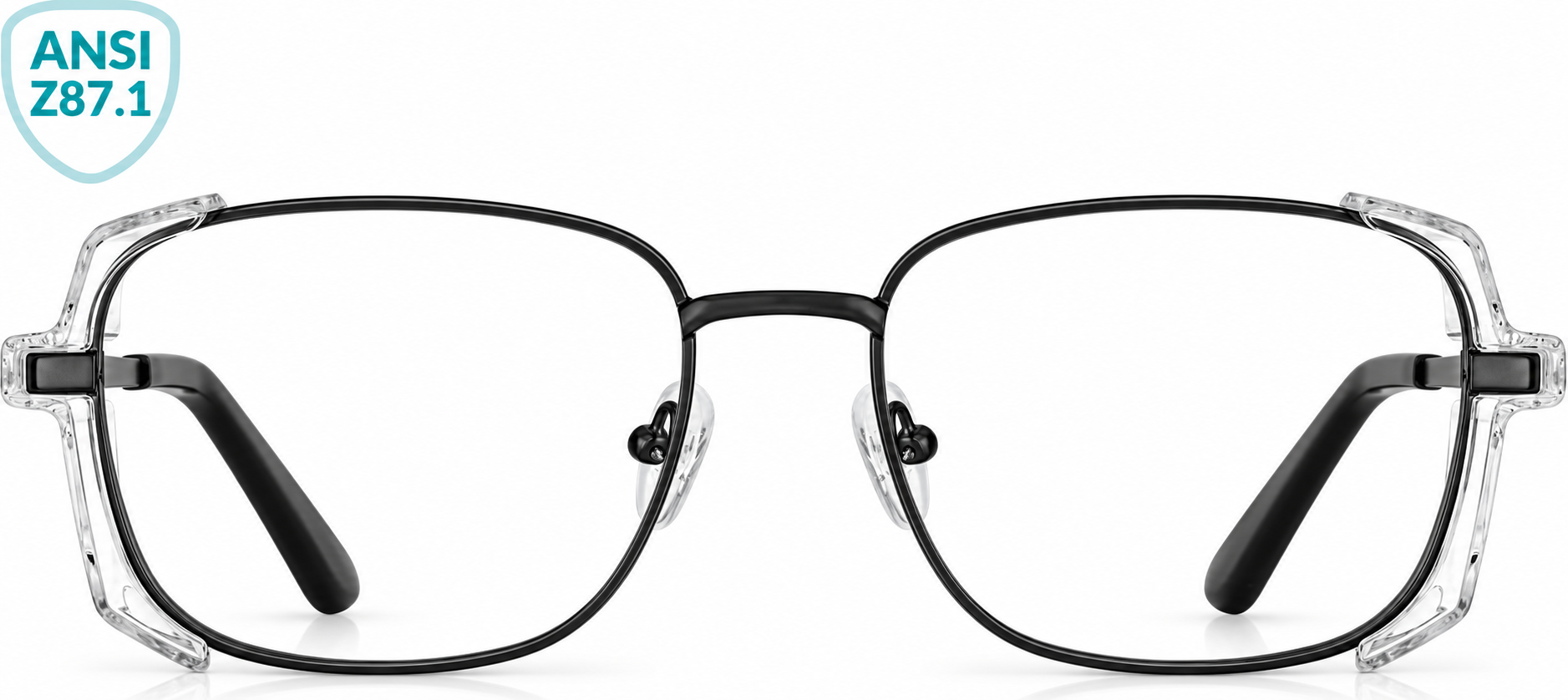 Black Z87.1 Safety Glasses · Black · reference