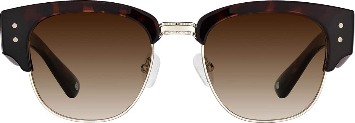 Tortoiseshell Browline Sunglasses · Tortoiseshell · reference