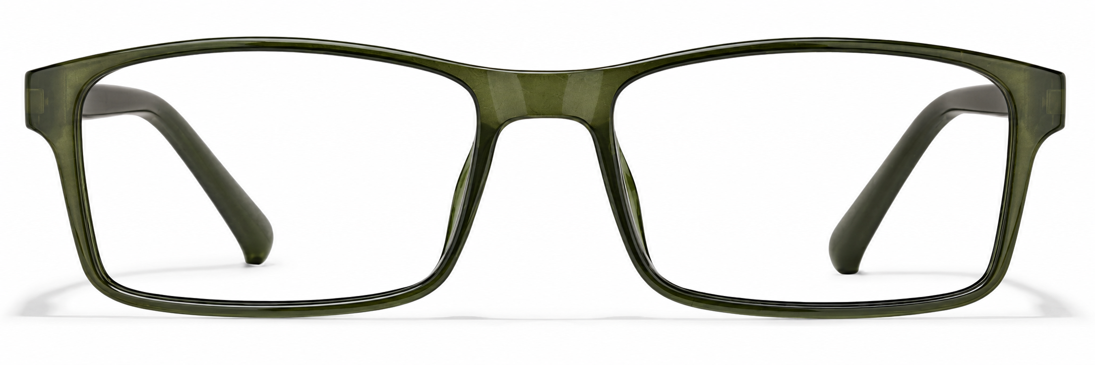 Green Rectangle Glasses · Green · reference