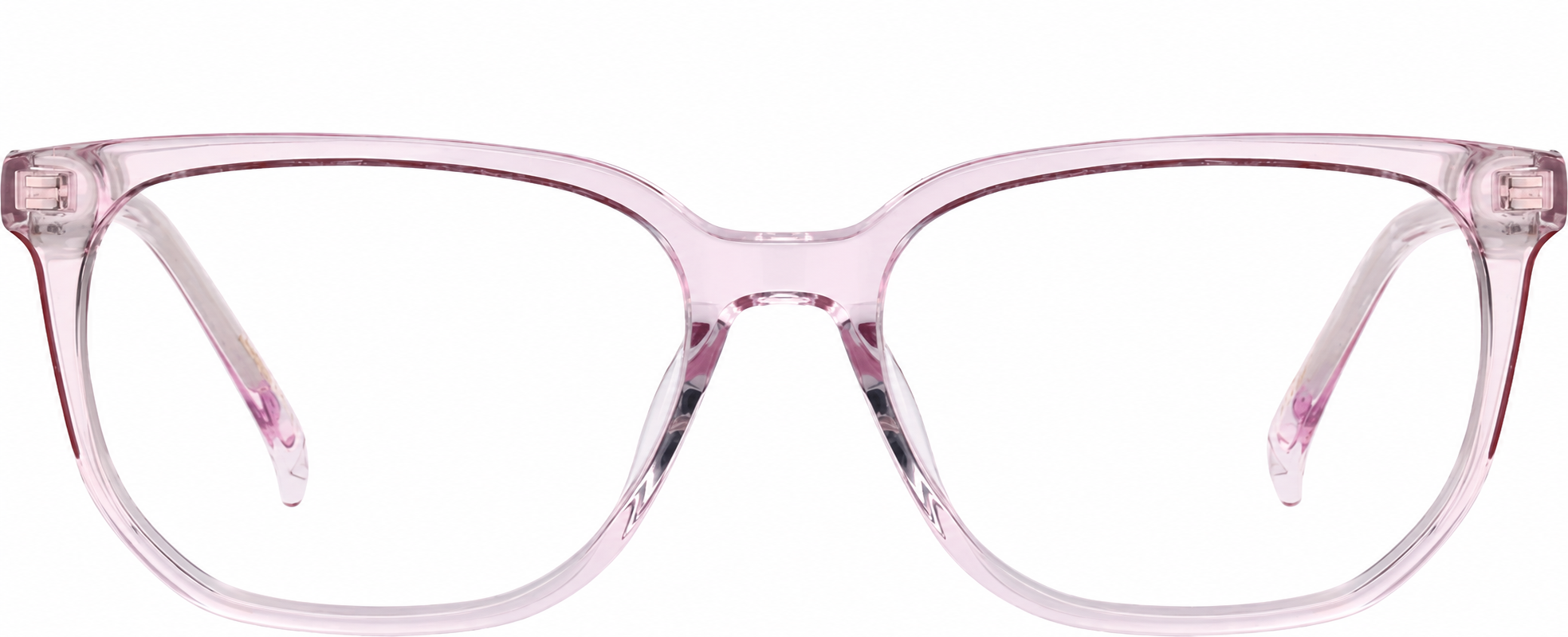 Pink Rectangle Glasses · Pink · reference