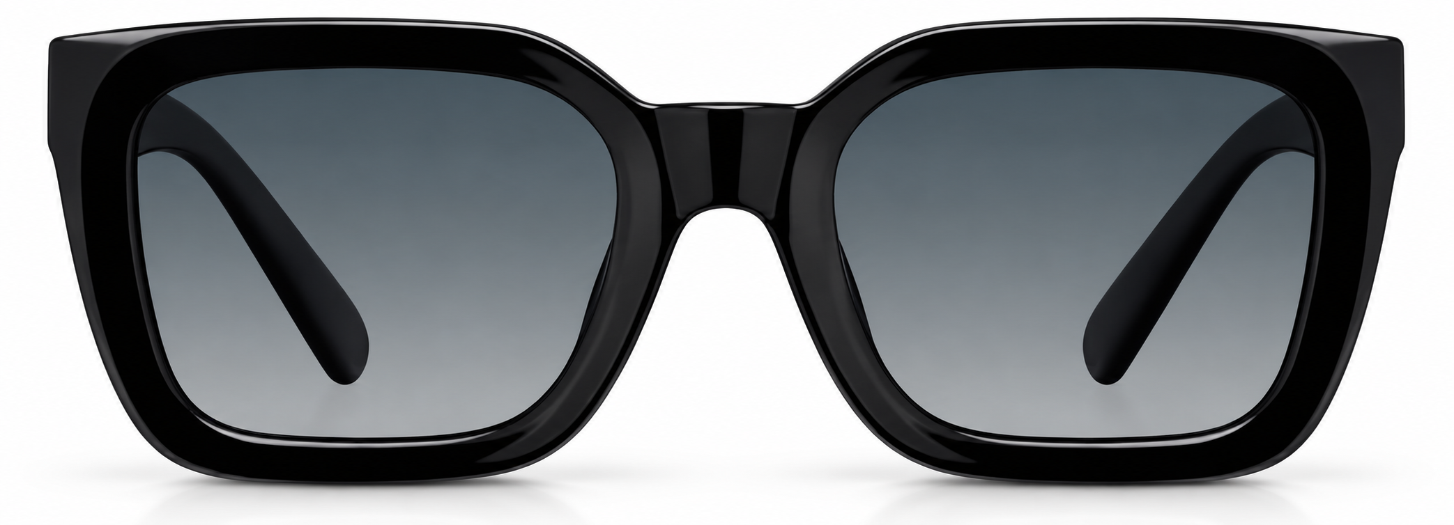 Black Square Sunglasses · Black · reference