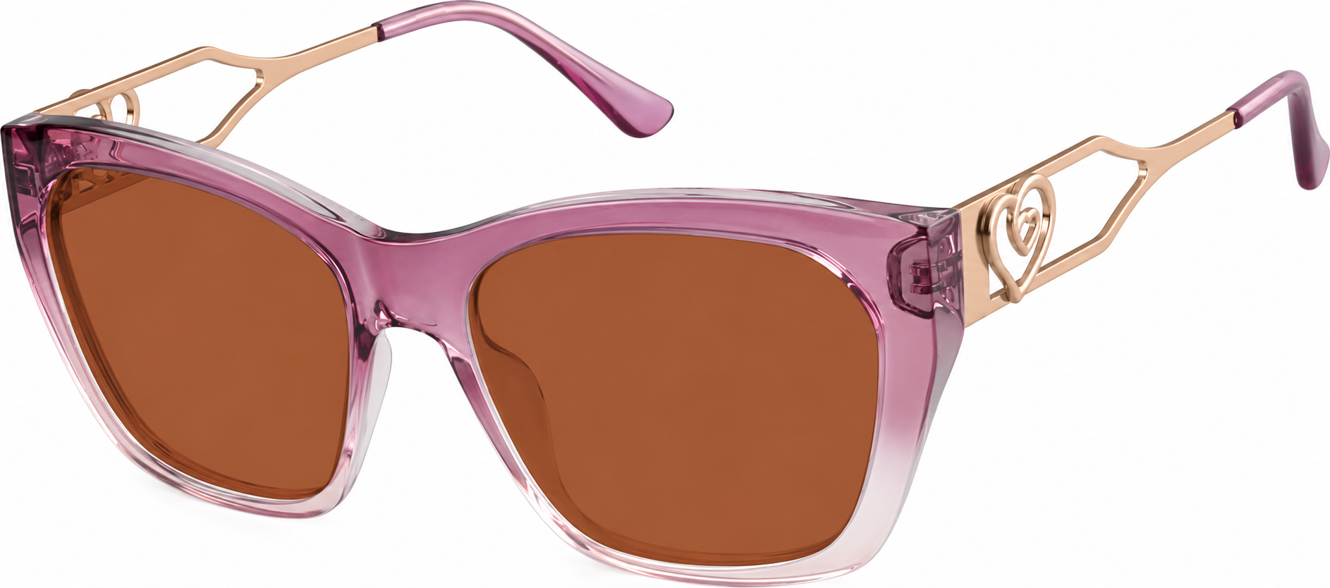 Premium Square Sunglasses · Pink · reference