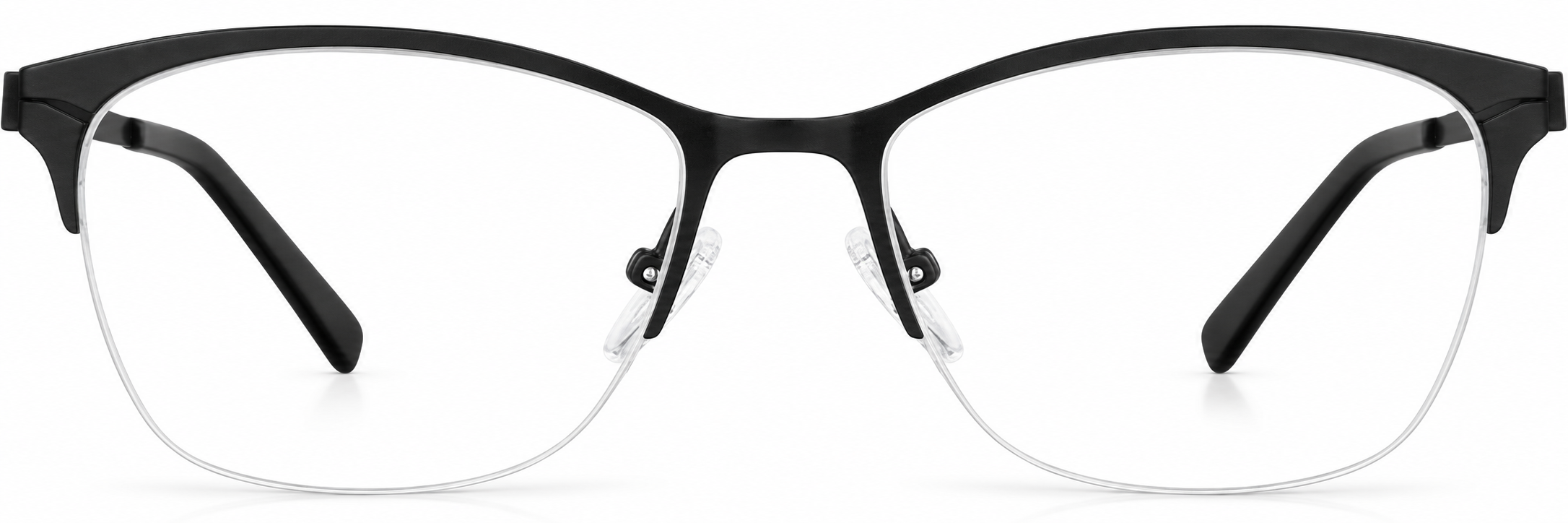 Black Rectangle Glasses · Black · reference