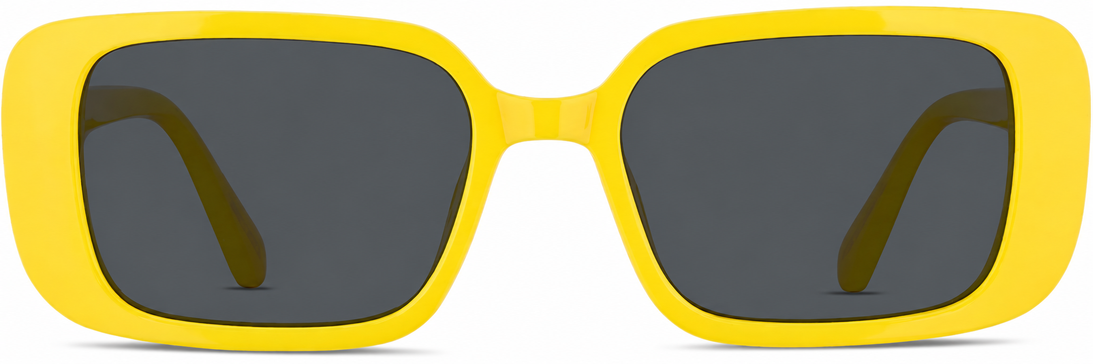 Yellow Rectangle Sunglasses · Yellow · reference