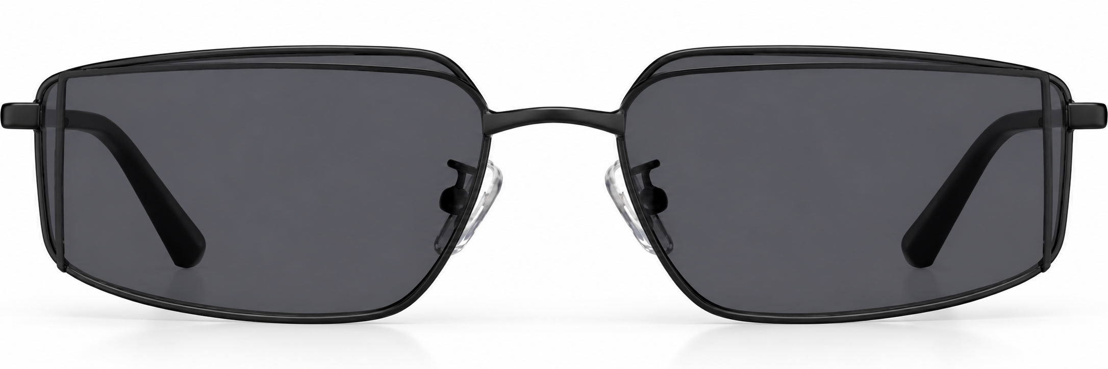 Black Rectangle Sunglasses · Black · reference