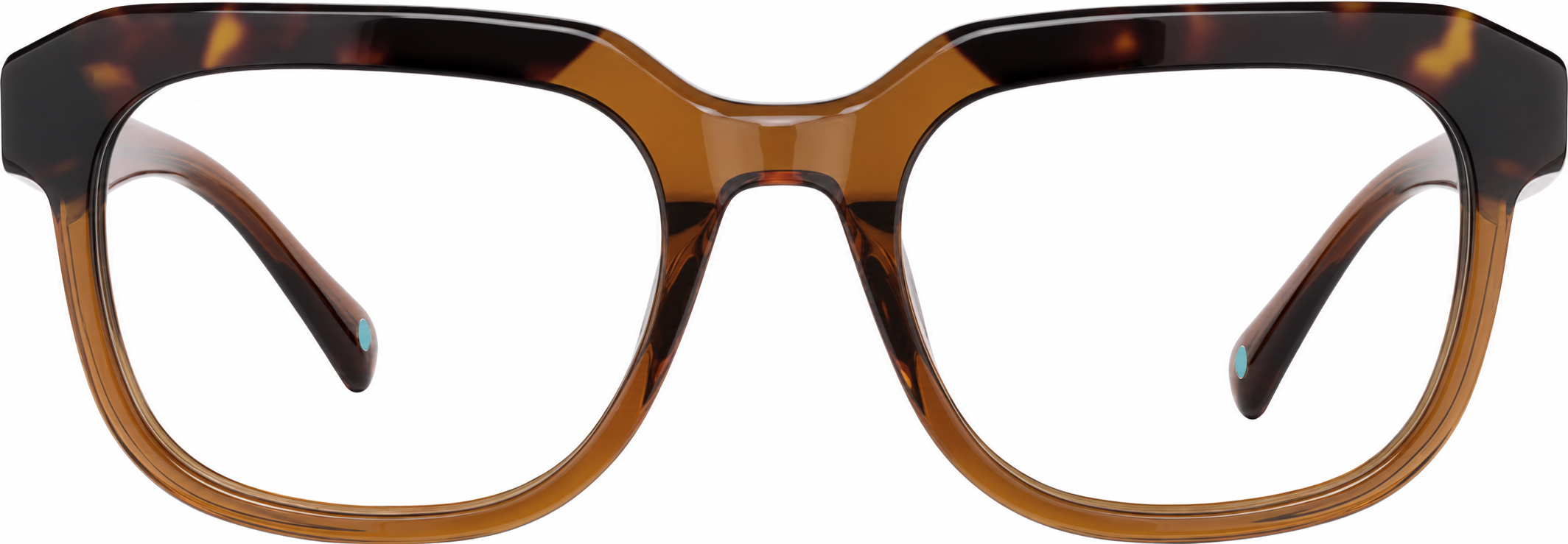 Brown Square Glasses · Brown · reference