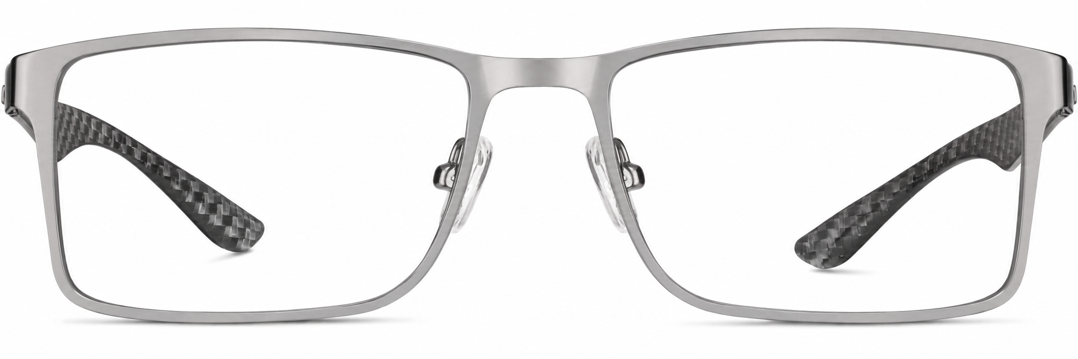 Gray Rectangle Glasses · Gray · reference