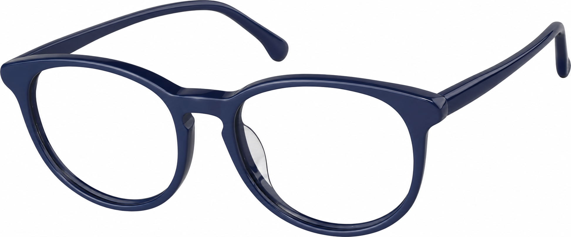 Round Glasses · Blue · reference