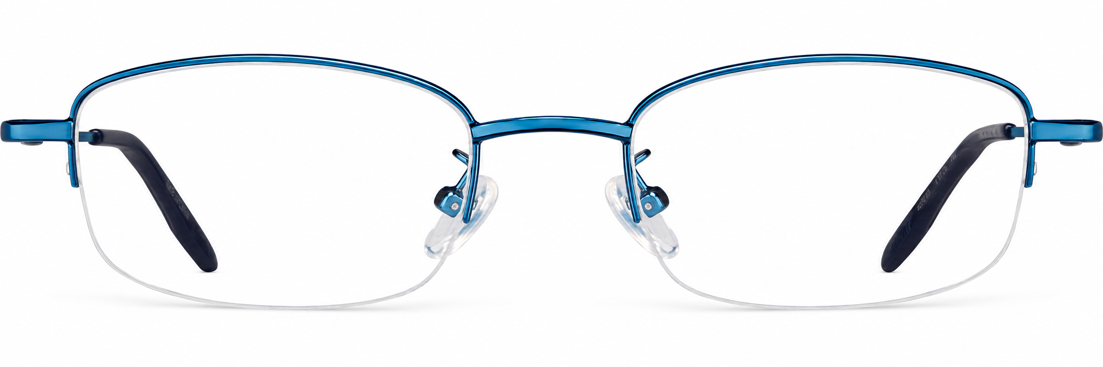 Blue Rectangle Glasses · Blue · reference