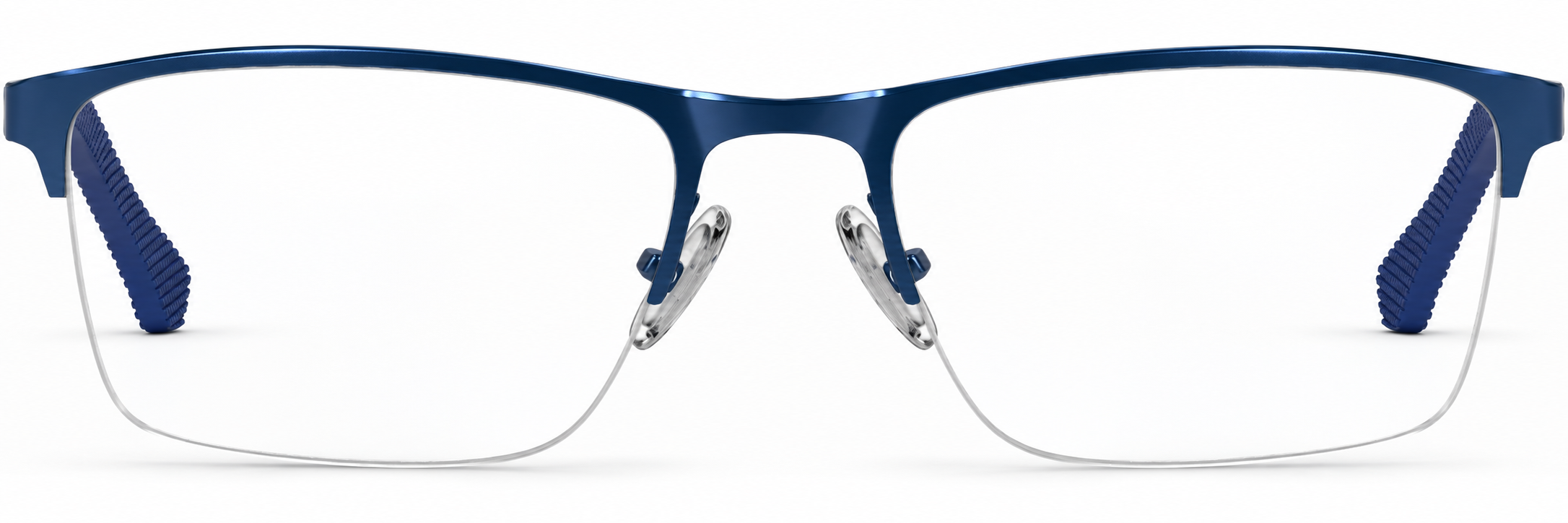 Blue Rectangle Glasses · Blue · reference