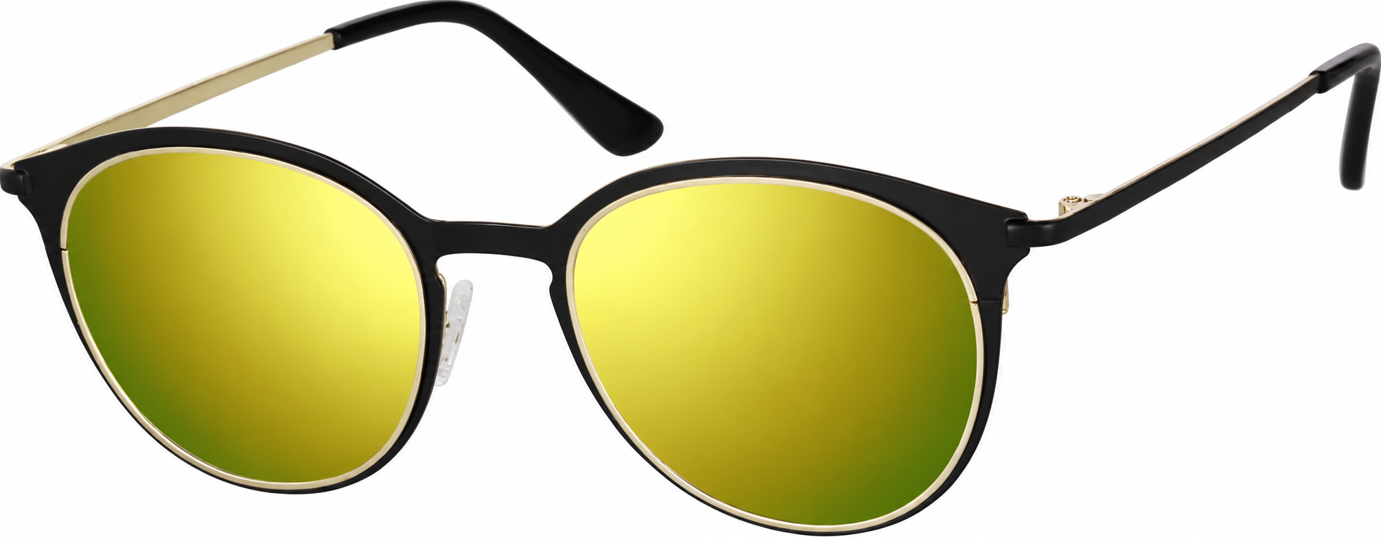 Premium Round Sunglasses · Black · reference