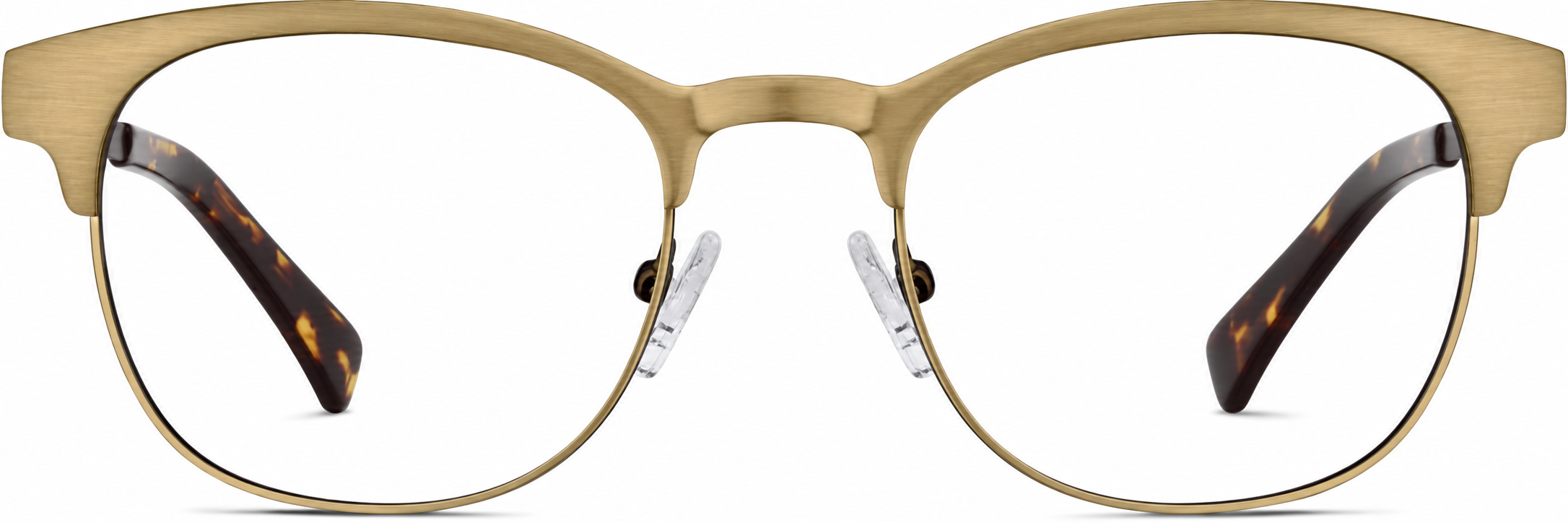 Gold Browline Glasses · Gold · reference