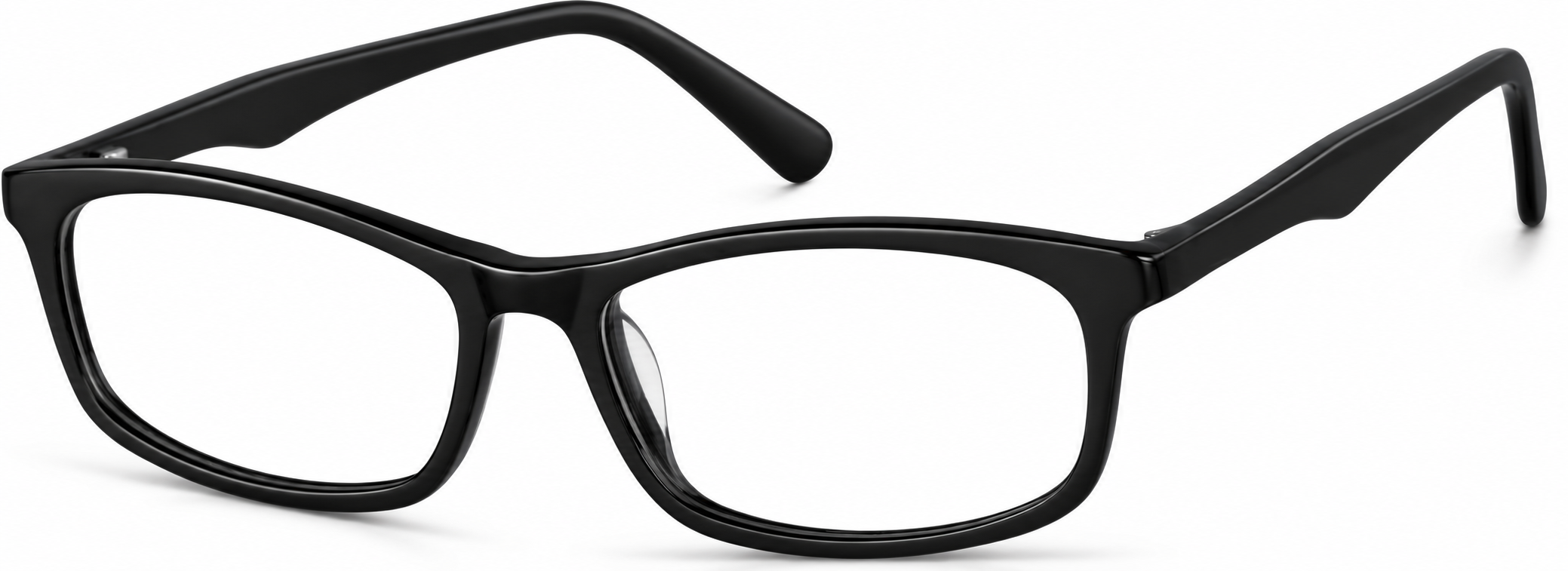 Acetate Full-Rim Frame · Black · angle