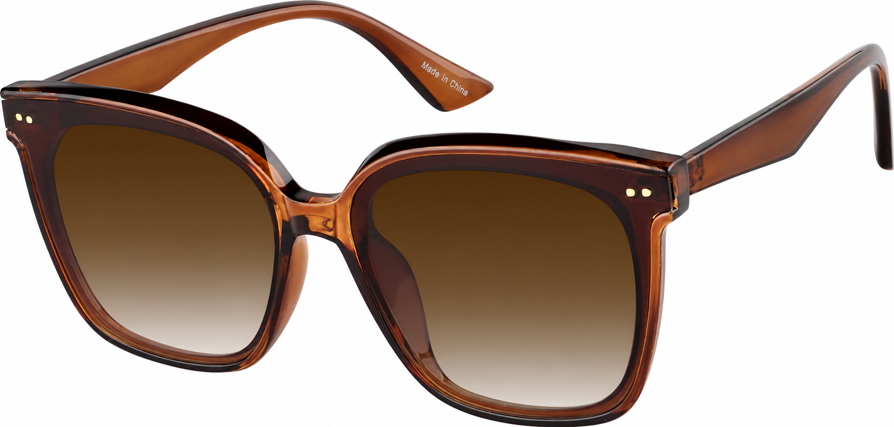 Brown Square Sunglasses · Brown · reference