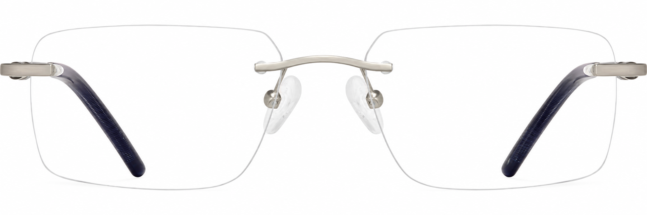 Silver Customizable Stylish Twist Glasses · Silver · reference