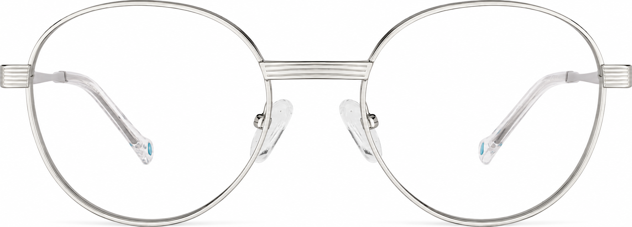 Silver Round Glasses · Silver · reference