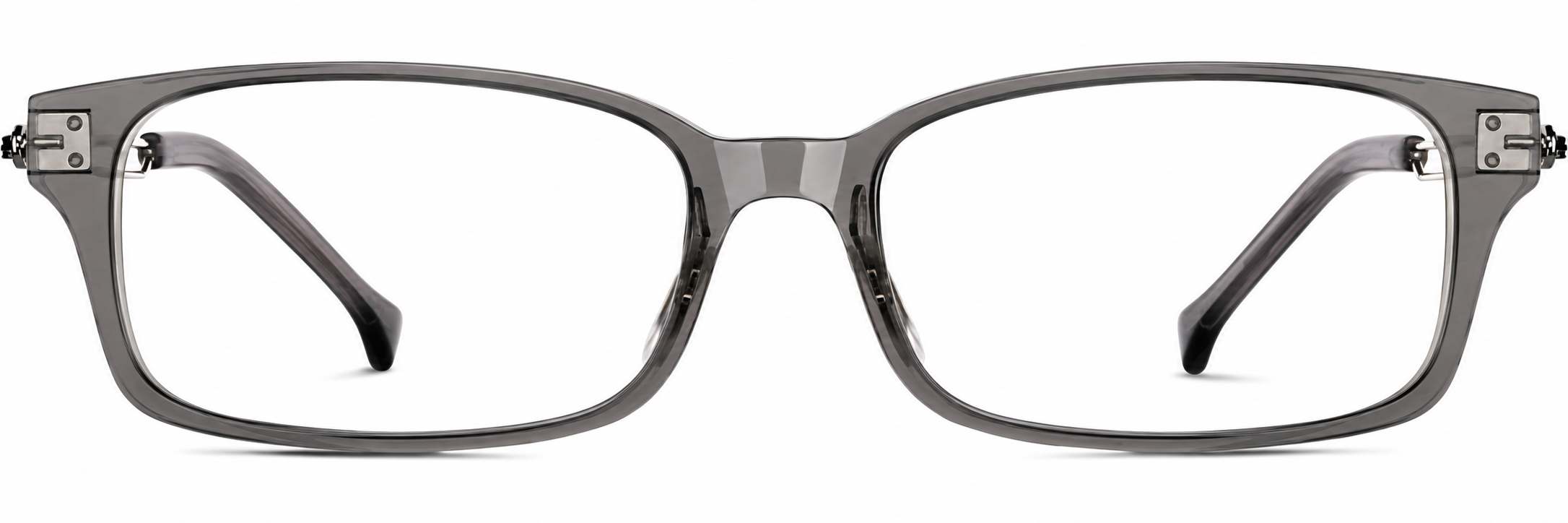 Dark Gray Rectangle Glasses · Dark Gray · reference