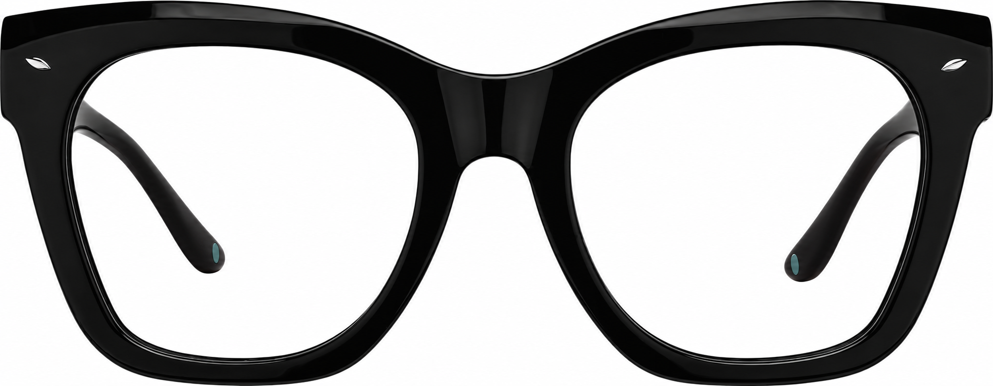 Black Square Glasses · Black · reference