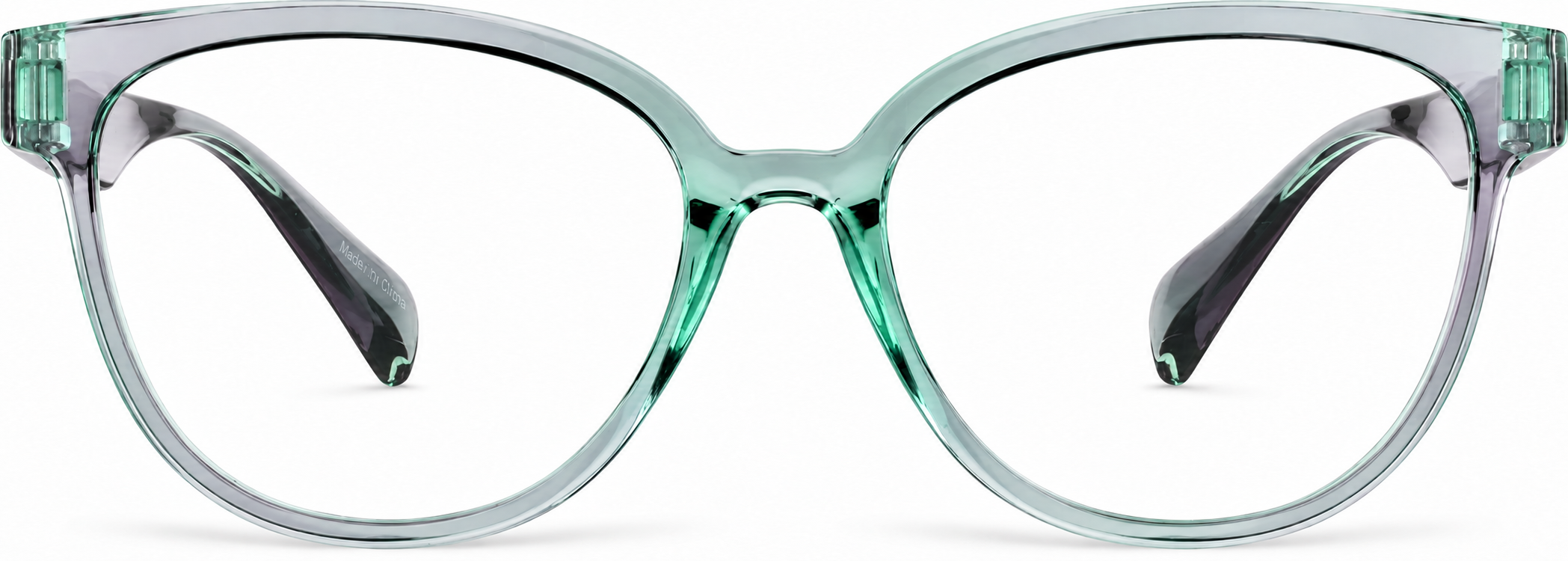Blue Green Square Glasses · Blue Green · reference