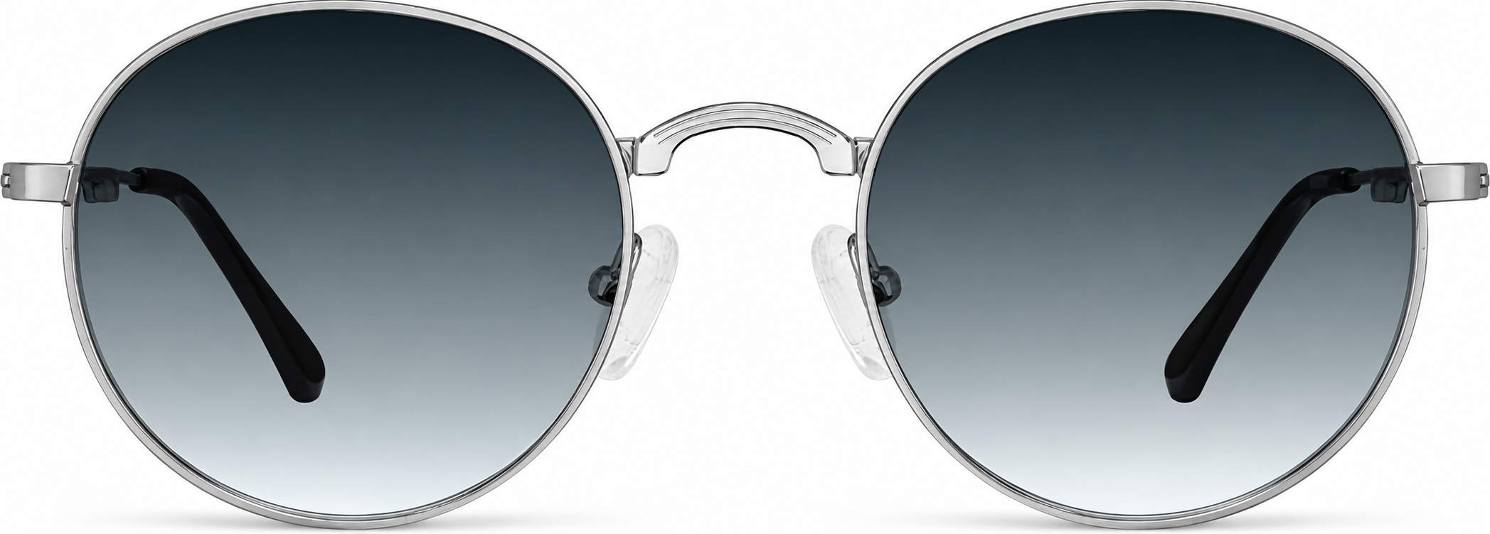Steel Foldable Round Sunglasses · Steel · reference