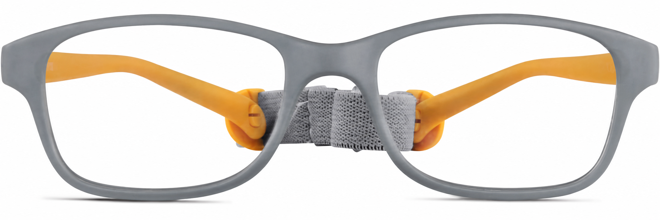 Gray Kids’ Flexible Rectangle Glasses · Gray · reference