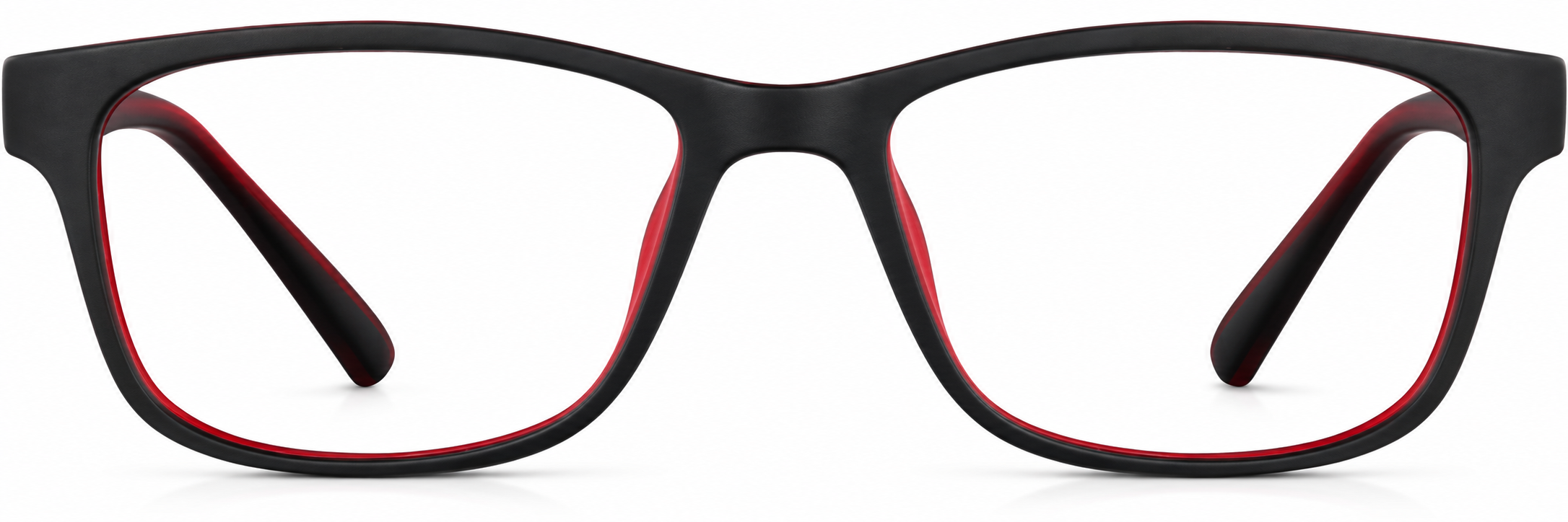 Black Kids’ Rectangle Glasses · Black · reference