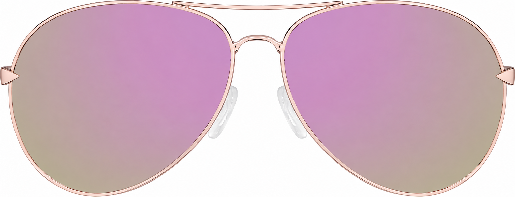 Rose Gold Aviator Sunglasses · Rose Gold · reference