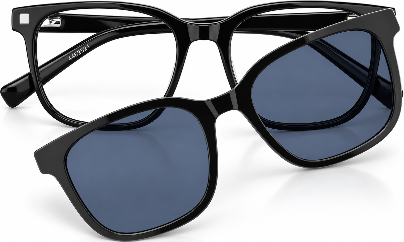 Black Square Magnetic Snap-On Set · Black · reference