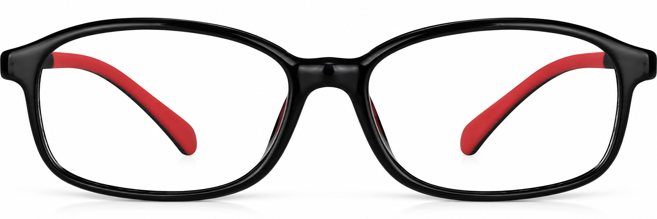 Black Kids' Oval Glasses · Black · reference