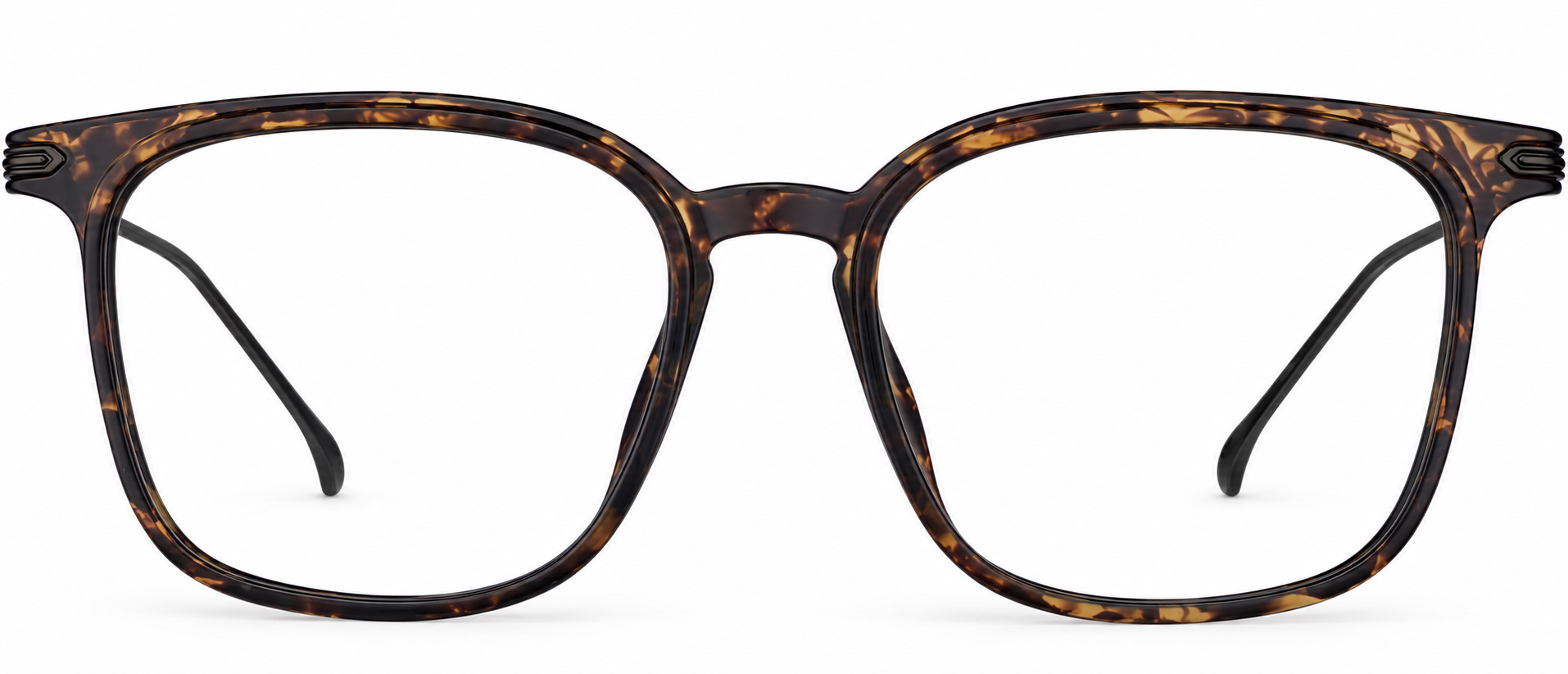 Tortoiseshell Square Glasses · Tortoiseshell · reference