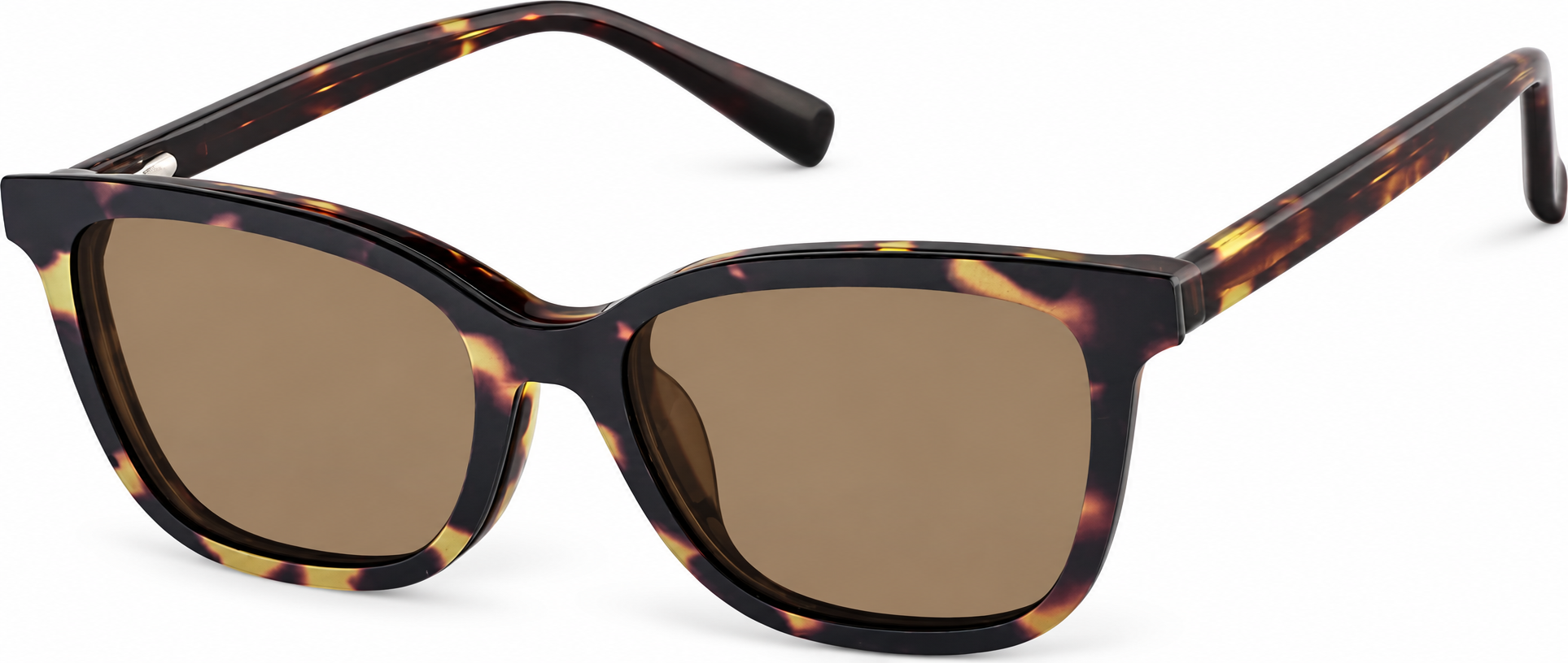 Tortoiseshell Rectangle Magnetic Snap-On Set · Tortoiseshell · reference