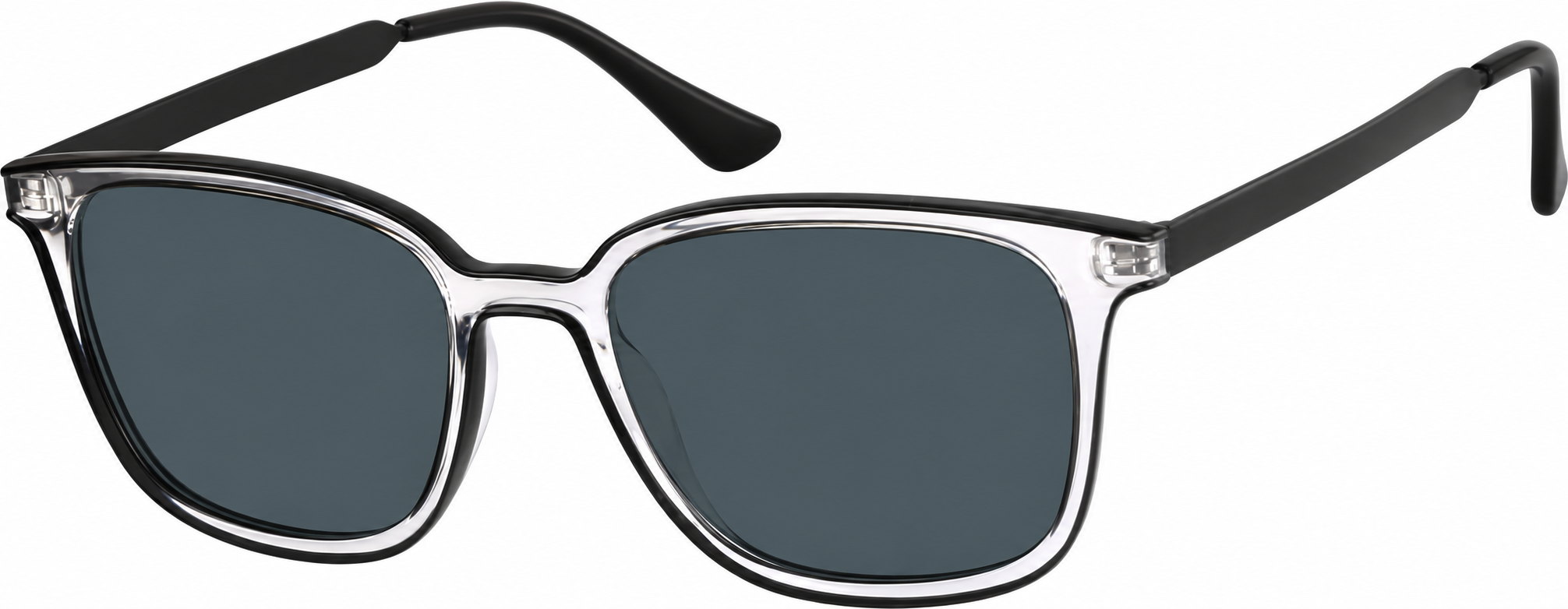 Premium Square Sunglasses · Black · reference