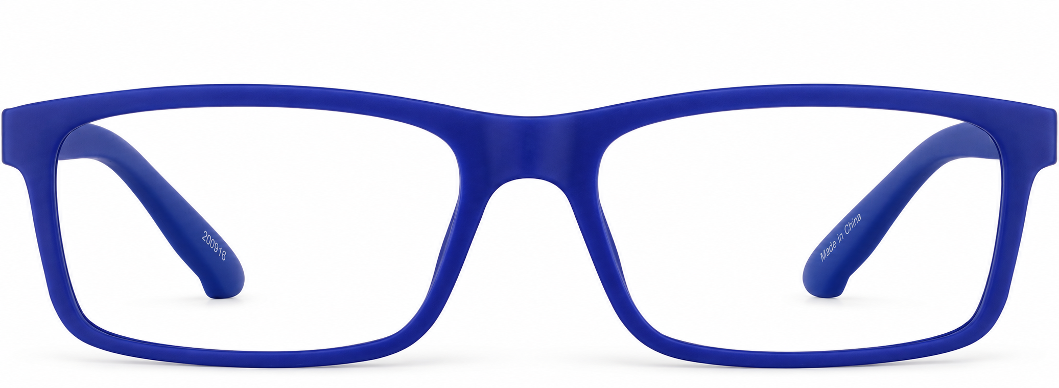 Blue Rectangle Glasses · Blue · reference