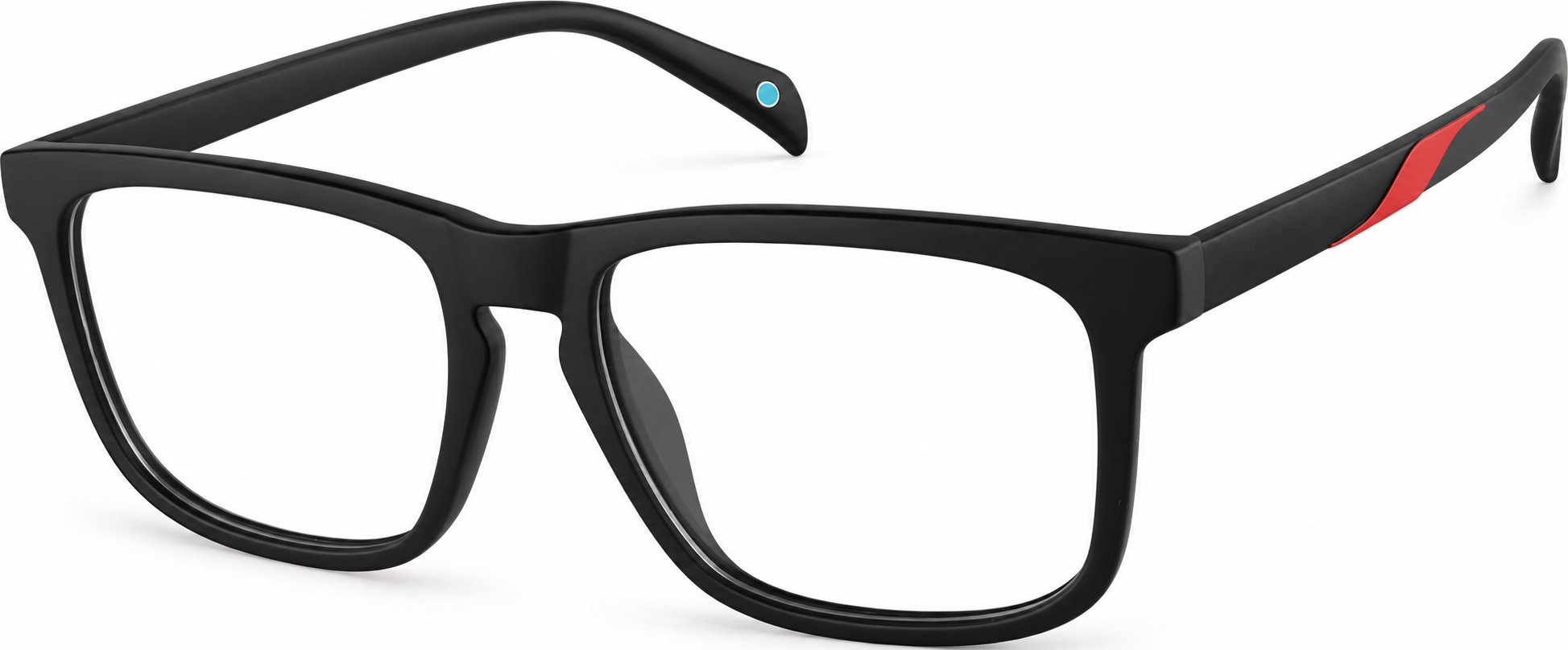Square Glasses · Black · reference