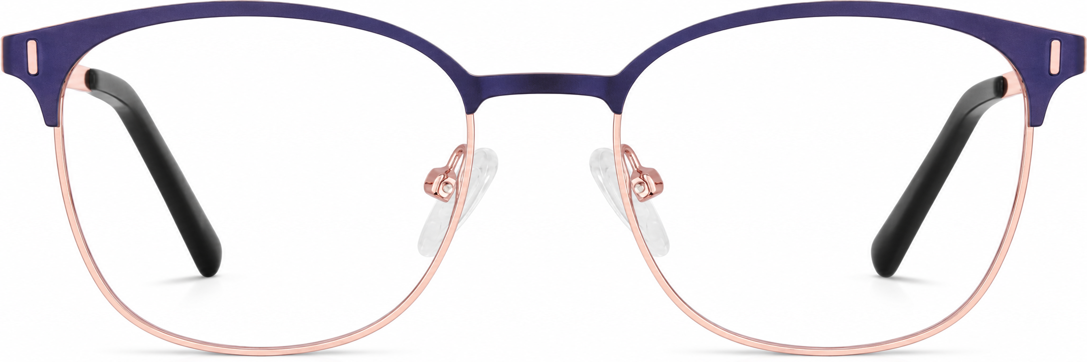 Blue Kids' Browline Glasses · Blue · reference
