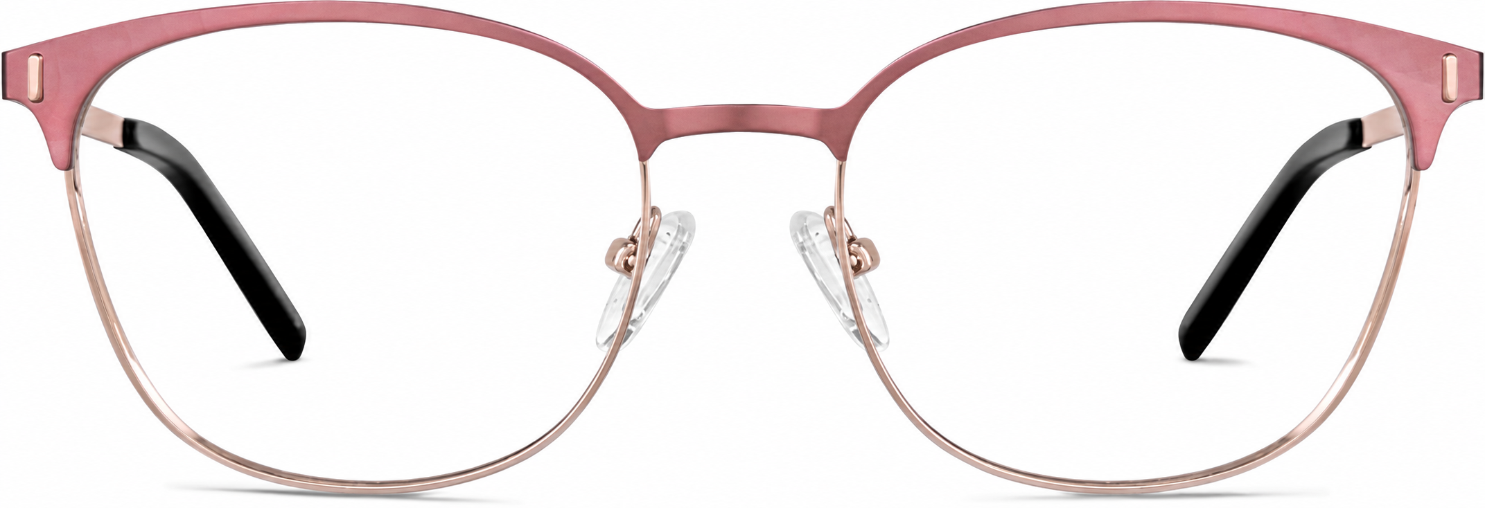 Pink Browline Glasses · Pink · reference
