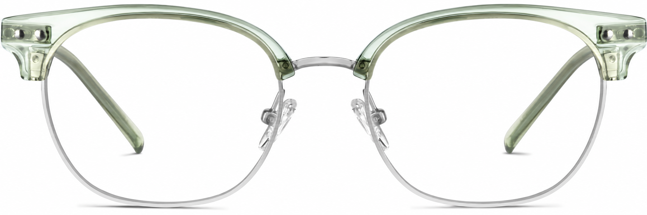 Green Browline Glasses · Green · reference