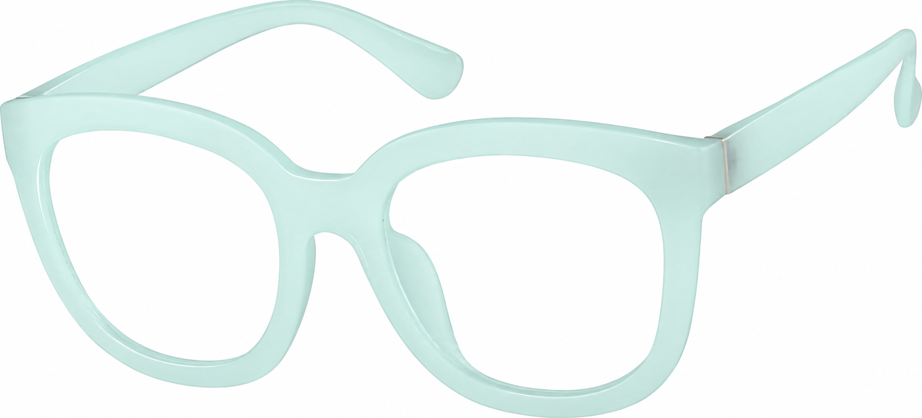 Ice Blue Square Glasses · Ice Blue · reference