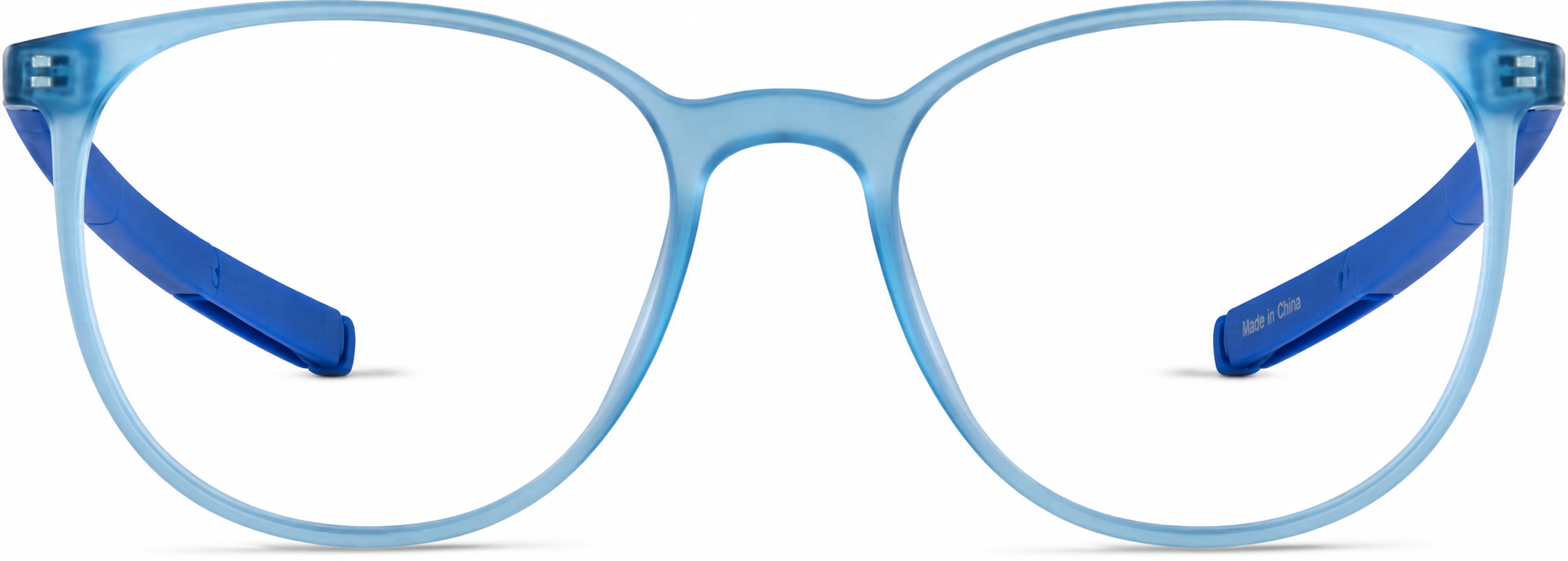 Blue Kids' Round Adjustable Glasses · Blue · reference