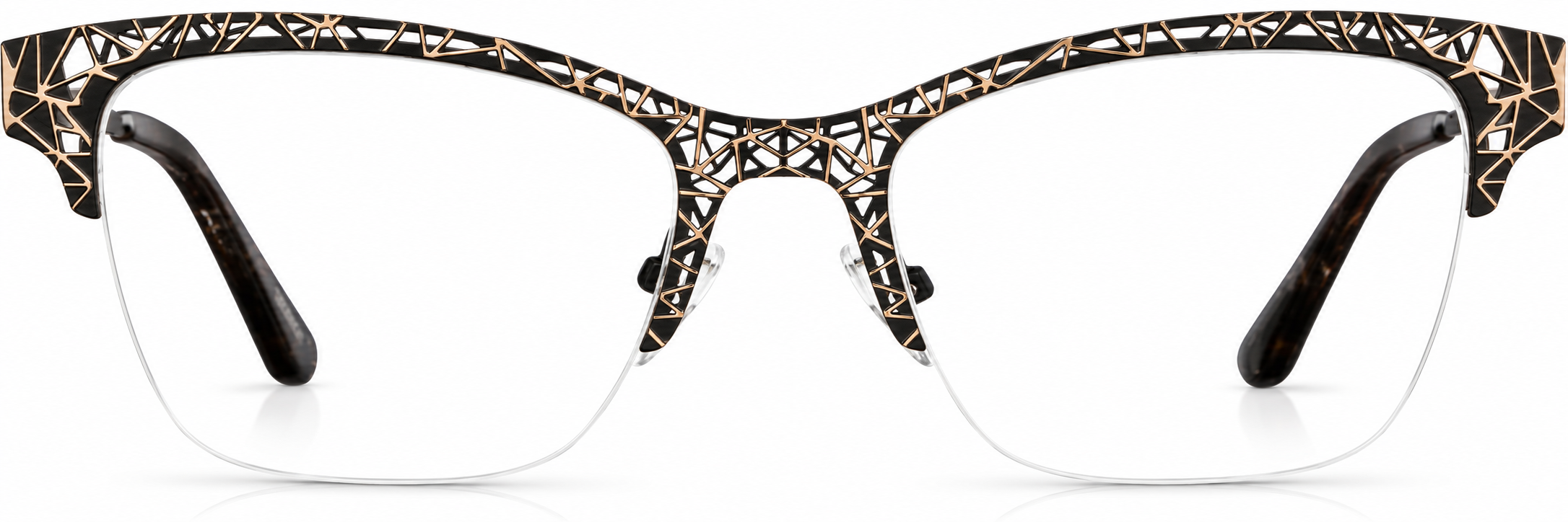 Black Cat-Eye Glasses · Black · reference