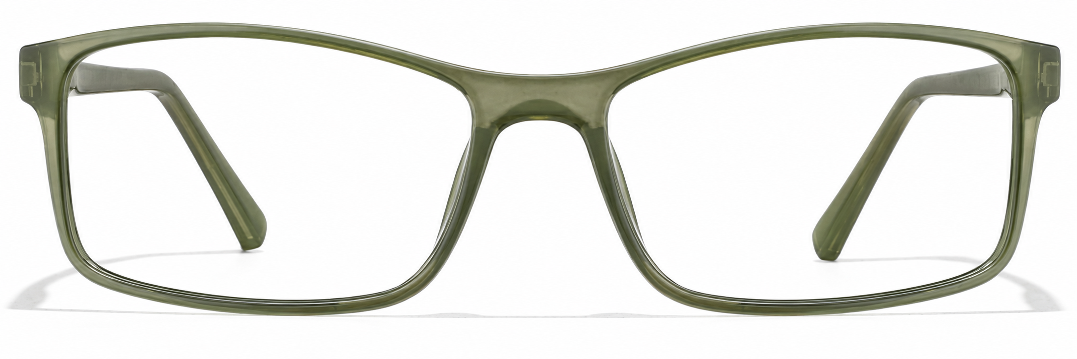 Olive Rectangle Glasses · Olive · reference