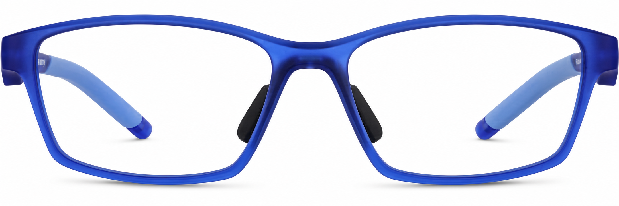 Blue Rectangle Glasses · Blue · reference