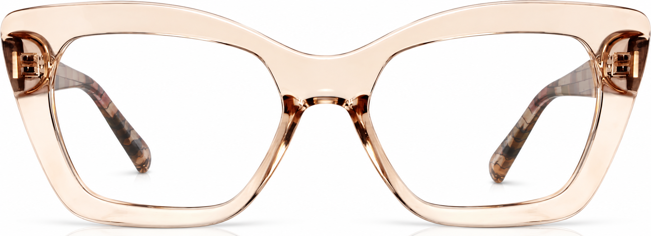 Beige Cat-Eye Glasses · Beige · reference