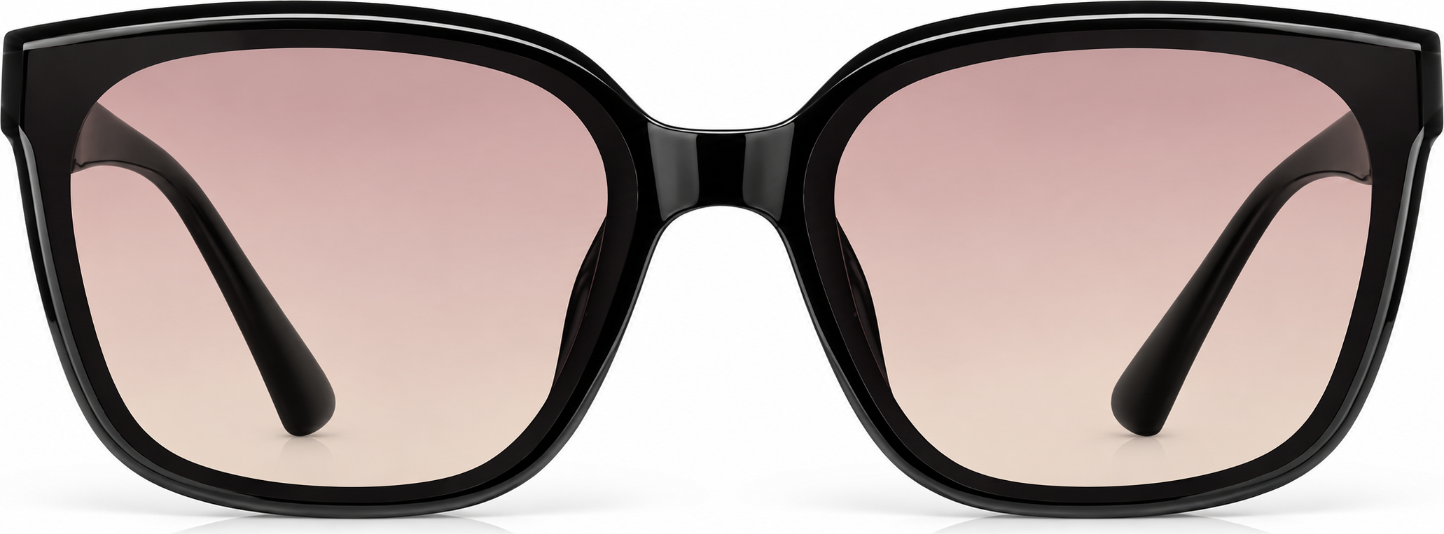 Black Square Sunglasses · Black · reference