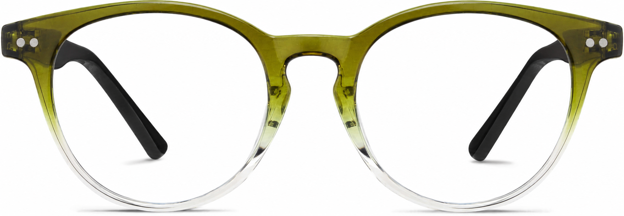 Olive Round Glasses · Olive · reference