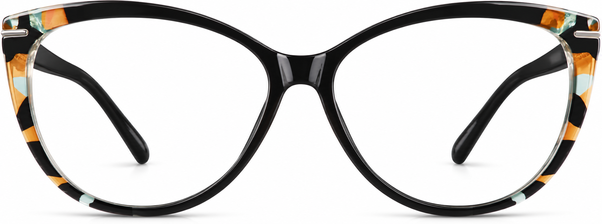 Black Cat-Eye Glasses · Black · reference